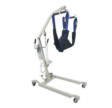 Electric lifter with motor and sling