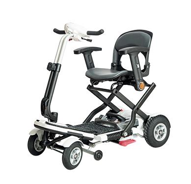 Foldable white 4 wheels