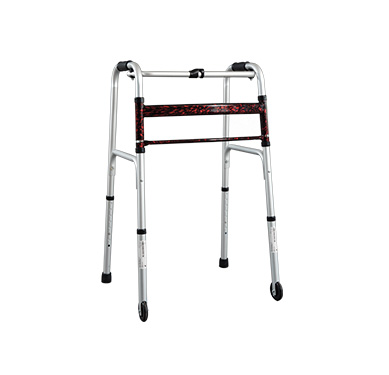 Fixed Push-Button Walker "Deluxe" with fixed wheels