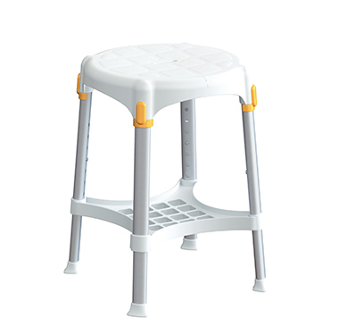 Round stool with tray