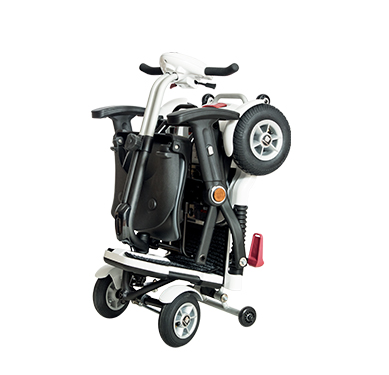 Foldable white 4 wheels